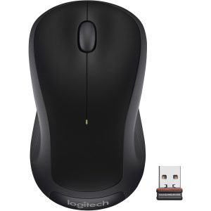 Logitech M310 Wireless Mouse, 2.4 GHz with USB Nano Receiver, 1000 DPI Optical Tracking, Ambidextrous, Black - Image 1