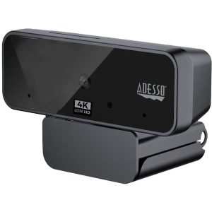 Adesso CyberTrack H6 4K Ultra HD Webcam - 8 Megapixel - 30 fps - USB 2.0 - Fixed Focus - Tripod mount - Privacy shutter - Image 1