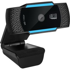 Adesso CyberTrack H5 1080P Webcam - 2.1 Megapixel - 30 fps - USB 2.0 - Auto Focus - Built-In MIC - Tripod Mount - Privacy Shutter Cover - Image 1