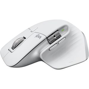 Logitech MX Master 3S - Wireless Performance Mouse with Ultra-fast Scrolling, Ergo, 8K DPI, Track on Glass, Bluetooth, Pale Grey - Image 1