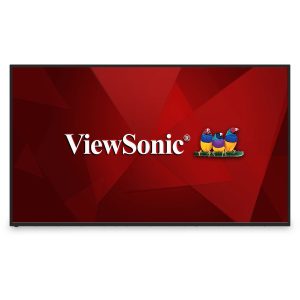 ViewSonic CDE6512 65" 4K UHD Commercial Display with VESP, Wireless Screen Sharing, USB Wi-Fi Capabilities, RJ45, HDMI, USB C - Image 1