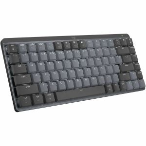 Logitech MX Mechanical Mini for Mac Wireless Illuminated Keyboard, Low-Profile Switches, Tactile Quiet Keys, Space Gray - Image 1