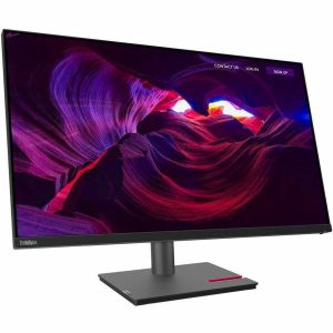 Lenovo ThinkVision P32p-30 32" Class 4K UHD LED Monitor - 16:9 - Raven Black - Image 1