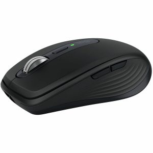 Logitech MX Anywhere 3S Compact Wireless Mouse, Fast Scrolling, 8K DPI Any-Surface Tracking, Quiet Clicks - Black - Image 1