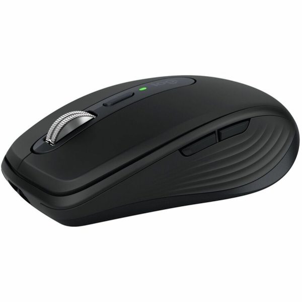 Logitech MX Anywhere 3S Compact Wireless Mouse, Fast Scrolling, 8K DPI Any-Surface Tracking, Quiet Clicks - Black