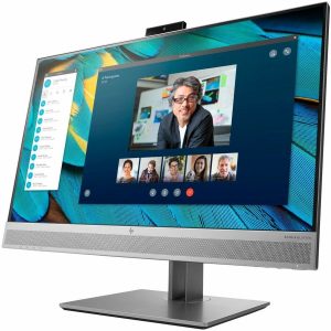 HPI SOURCING - NEW Business E243m 24" Class Webcam Full HD LED Monitor - 16:9 - Silver, Black - Image 1