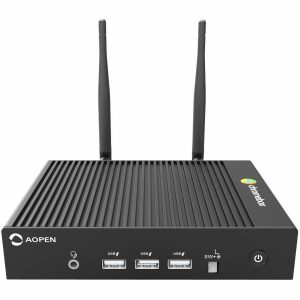 AOPEN Chromebox Mini 2 - AI Ready - 3 Year Warranty Included - Intel Celeron N4500 - Fanless - Ventless - 8 GB RAM - 32 GB eMMC - Military-grade - Image 1