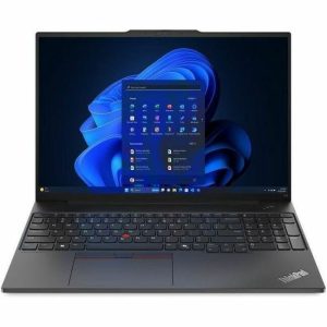 Lenovo ThinkPad E16 Gen 2 21M5000HUS 16" Notebook - WUXGA - AMD Ryzen 5 7535U - 8 GB - 256 GB SSD - English Keyboard - Black - Image 1