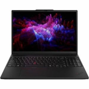 Lenovo ThinkPad P16s Gen 3 21KS0027US 16" Mobile Workstation - WUXGA - Intel Core Ultra 7 155H - 32 GB - 1 TB SSD - English Keyboard - Black - Image 1