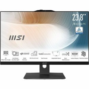 MSI Modern AM242TP -1098US 24" touchscreen display All-in-One PC- Intel Core 3 100U - 8 GB - 512 GB SSD -WIN 11 PRO - Image 1