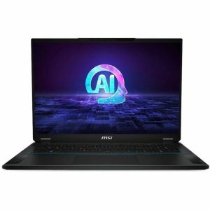 MSI Stealth 18 AI Studio A1V Stealth 18 AI Studio A1VHG-008US 18" Gaming Notebook - UHD+ - 120 Hz - Intel Core Ultra 9 185H - 32 GB - 1 TB SSD - Midnight Black - Image 1