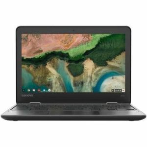 LENOVO DCG SOURCING 300e Chromebook 2nd Gen 81MB007YUS 11.6" Touchscreen Chromebook - HD - Intel Celeron N4020 - 4 GB - 32 GB Flash Memory - English Keyboard - Black - Image 1