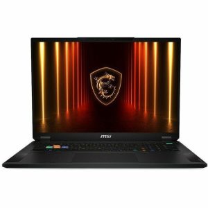 MSI Stealth 18 HX AI A2XW Stealth 18 HX AI A2XWJG-035US 18" Gaming Notebook - UHD+ - 120 Hz - Intel Core Ultra 9 275HX - 64 GB - 2 TB SSD - Midnight Black - Image 1