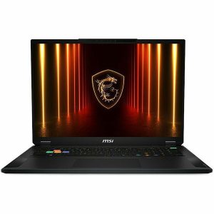 MSI Stealth A18 AI+ Stealth A18 AI+ A3XWJG-006US 18" Copilot+ PC Gaming Notebook - UHD+ - 120 Hz - AMD Ryzen AI 9 HX 370 - 64 GB - 2 TB SSD - Midnight Black - Image 1