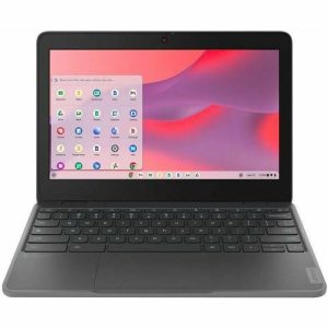 Lenovo 100e Chromebook Gen 4 82W0001FUS 11.6" Chromebook - HD - 60 Hz - Octa-core (ARM Cortex A76 + Cortex A55) - 8 GB - 64 GB Flash Memory - English Keyboard - Graphite Gray - Image 1
