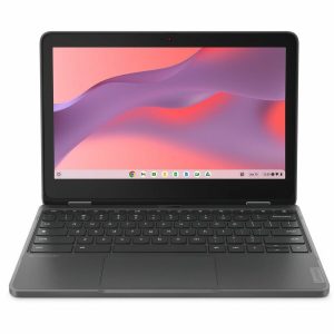 Lenovo 300e Yoga Chromebook Gen 4 82W2002KUS 11.6" Touchscreen Convertible 2 in 1 Chromebook - HD - 60 Hz - Octa-core (ARM Cortex A76 + Cortex A55) - 8 GB - 64 GB Flash Memory - English Keyboard - Graphite Gray - Image 1