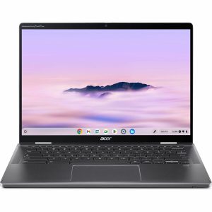 Acer Chromebook Plus Spin 714 CPE794-1N CPE794-1N-56FV 14" Touchscreen Convertible 2 in 1 Chromebook - WUXGA - 60 Hz - Intel Core Ultra 5 125U - 16 GB - 256 GB SSD - English (US) Keyboard - Iron - Image 1