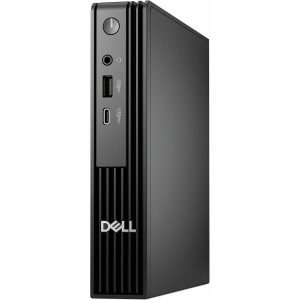 Dell Pro Micro QCM1250 Desktop Computer - Intel Core Ultra 5 235T - 16 GB - 256 GB SSD - Micro PC - Black - Image 1