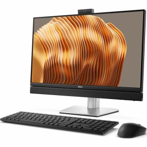 Dell Pro 24 QB24250 All-in-One Computer - Intel Core Ultra 7 265 - vPro Technology - 32 GB - 512 GB SSD - 23.8" Full HD Touchscreen - Desktop - Silver - Image 1
