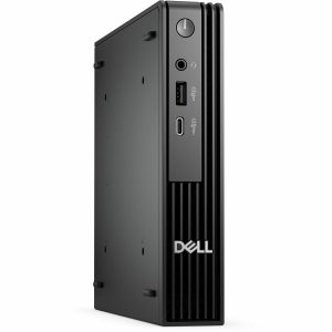 Dell Pro Micro QCM1250 Desktop Computer - Intel Core Ultra 5 235T - 16 GB - 512 GB SSD - Micro PC - Black - Image 1