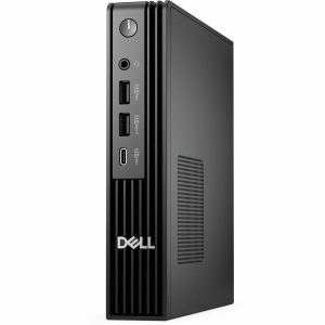 Dell Pro QBM1250 Desktop Computer - Intel Core Ultra 5 235 - vPro Technology - 16 GB - 256 GB SSD - Micro PC - Black - Image 1