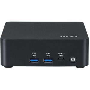 MSI Cubi NUC AI 1UMG-010US NUC Desktop Computer - Intel Core Ultra 7 155H - 32 GB - 1 TB SSD - Mini PC - Black - Image 1