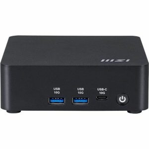 MSI Cubi NUC AI 1UMG CUBI NUC AI 1UMG-044US Desktop Computer - Intel Core Ultra 5 125H - 16 GB - 1 TB PCI Express NVMe SSD - Mini PC - Black - Image 1