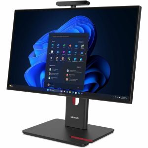 Lenovo ThinkCentre M90a Gen 6 13AT0006US All-in-One Computer - Intel Core Ultra 5 2nd Gen 225 - 16 GB - 512 GB SSD - 23.8" Full HD Touchscreen - Desktop - Black - Image 1