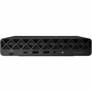 HP EliteDesk 8 G1i Desktop Computer - Intel Core Ultra 5 235T - vPro Technology - 16 GB - 512 GB SSD - Desktop Mini - Jack Black - Image 1