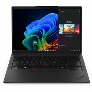 Lenovo ThinkPad T14 Gen 6 21QJ00CTUS 14" Touchscreen Copilot+ PC Notebook - WUXGA - 60 Hz - AMD Ryzen AI 7 PRO 350 - 32 GB - 512 GB SSD - English Keyboard - Black - Image 1