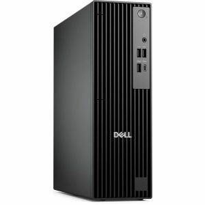 Dell Pro Slim QCS1250 Desktop Computer - Intel Core Ultra 5 235 - vPro Technology - 16 GB - 512 GB SSD - Slim PC - Standard Black - Image 1