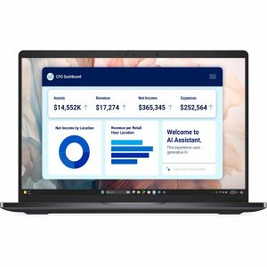 Dell Pro 14 Premium PA14250 14" Touchscreen Copilot+ PC Notebook - QHD+ - 60 Hz - Intel Core Ultra 7 268V - vPro Technology - Intel Evo Platform - 32 GB - 512 GB SSD - English (US) Keyboard - Smart Card Reader - Magnetite - Image 1