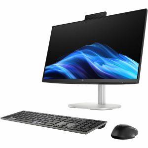 HP EliteStudio 8 AiO G1i All-in-One Computer - Intel Core Ultra 7 265 - vPro Technology - 32 GB - 1 TB SSD - 23.8" Full HD Touchscreen - Desktop - Pike Silver - Image 1
