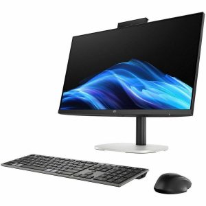 HP ProStudio 4 AiO G1i All-in-One Computer - Intel Core Ultra 5 235 - vPro Technology - 16 GB - 512 GB PCI Express NVMe SSD - 23.8" Full HD - Desktop - Black, Silver - Image 1