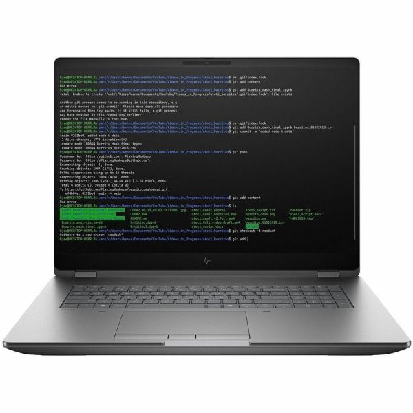 HP ZBook Fury G1i 18" Mobile Workstation - WQXGA - 165 Hz - Intel Core Ultra 9 285HX - vPro Technology - 64 GB - 1 TB SSD - Meteor Silver