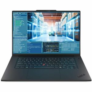 Lenovo ThinkPad P1 Gen 8 21Q8001LUS 16" Mobile Workstation - WQUXGA - 60 Hz - Intel Core Ultra 9 285H - Intel Evo Platform - 32 GB - 1 TB SSD - English Keyboard - Black - Image 1